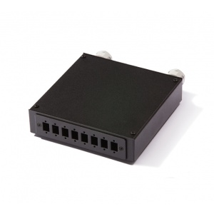 Keline optický distribučný box pre 8 x SC-SC, LC-LC Duplex alebo LSH-LSH adaptéry